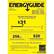 Energy Guide. LG - 24" Top Control Smart Wi-Fi Enabled Dishwasher with QuadWash and Stainless Steel Tub - Black stainless steel.