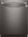 Front Zoom. LG - 24" Top Control Smart Wi-Fi Enabled Dishwasher with QuadWash and Stainless Steel Tub - Black stainless steel.