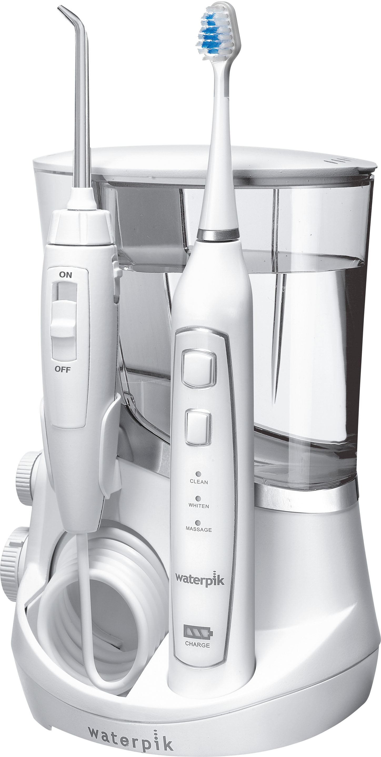Waterpik Complete Care 5.0 Water Flosser and Triple Sonic Toothbrush White  WP-861 - Best Buy
