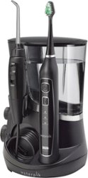 Waterpik - Complete Care 5.0 Water Flosser and Triple Sonic Toothbrush - Black - Angle_Zoom