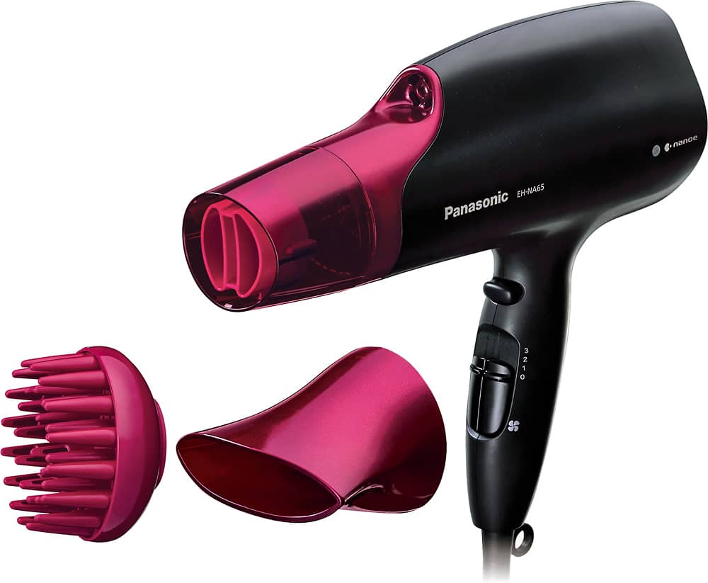 Angle. Panasonic - Nanoe Hair Dryer - Black/Pink.
