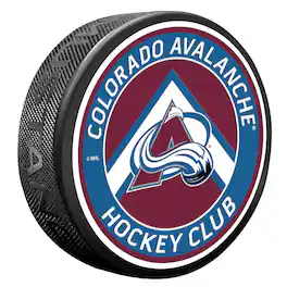Mustang Drinkware - Colorado Avalanche Chevron Banner Puck - Multicolor