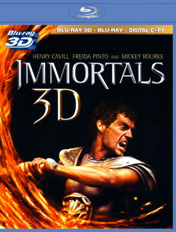  Immortals 3D [3 Discs] [Includes Digital Copy] [3D] [Blu-ray] [Blu-ray/Blu-ray 3D] [2011]