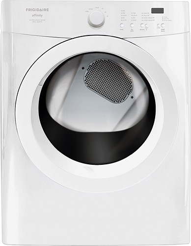  Frigidaire - Affinity 7.0 Cu. Ft. 6-Cycle Ultra Capacity Electric Dryer - Classic White