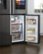 Alt View Zoom 16. Samsung - Family Hub 22.08 Cu. Ft. Counter-Depth 4-Door Flex Smart French Door Refrigerator - Black stainless steel.