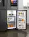 Alt View Zoom 18. Samsung - Family Hub 22.08 Cu. Ft. Counter-Depth 4-Door Flex Smart French Door Refrigerator - Black Stainless Steel.