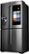 Left Zoom. Samsung - Family Hub 22.08 Cu. Ft. Counter-Depth 4-Door Flex Smart French Door Refrigerator - Black stainless steel.