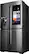 Left Zoom. Samsung - Family Hub 22.08 Cu. Ft. Counter-Depth 4-Door Flex Smart French Door Refrigerator - Black Stainless Steel.