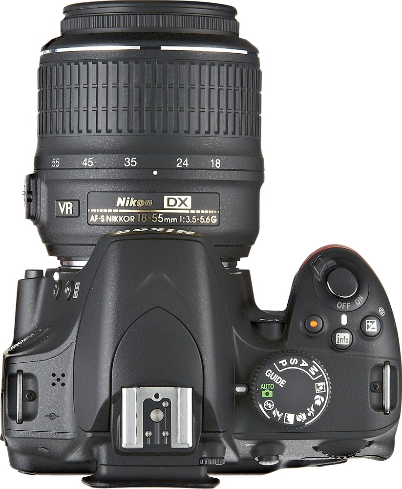Best Buy: Nikon D3200 DSLR Camera with 18-55mm VR Lens Black D3200 Black Kit
