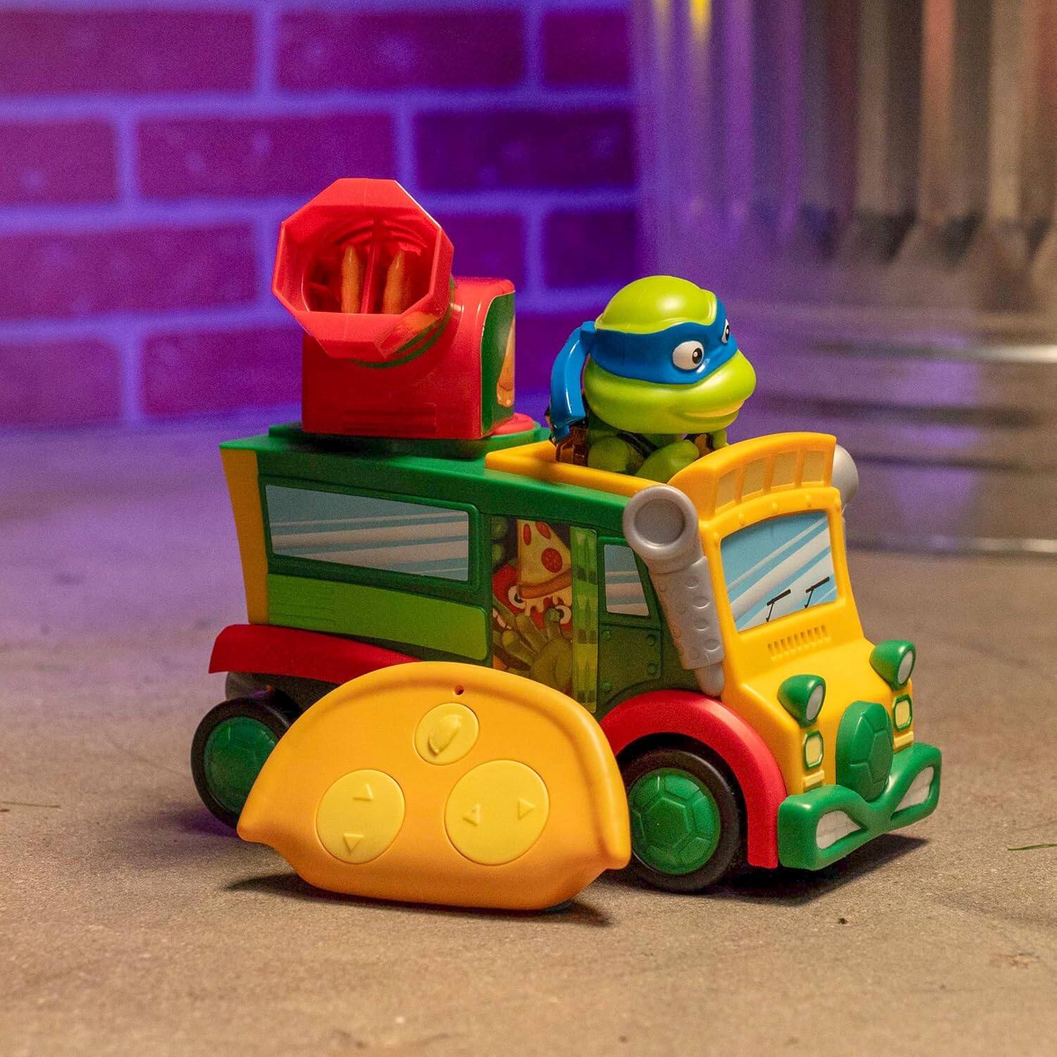 Back. Mattel - Teenage Mutant Ninja Turtles Mutant Mayhem Calzone Drift RC Vehicle.