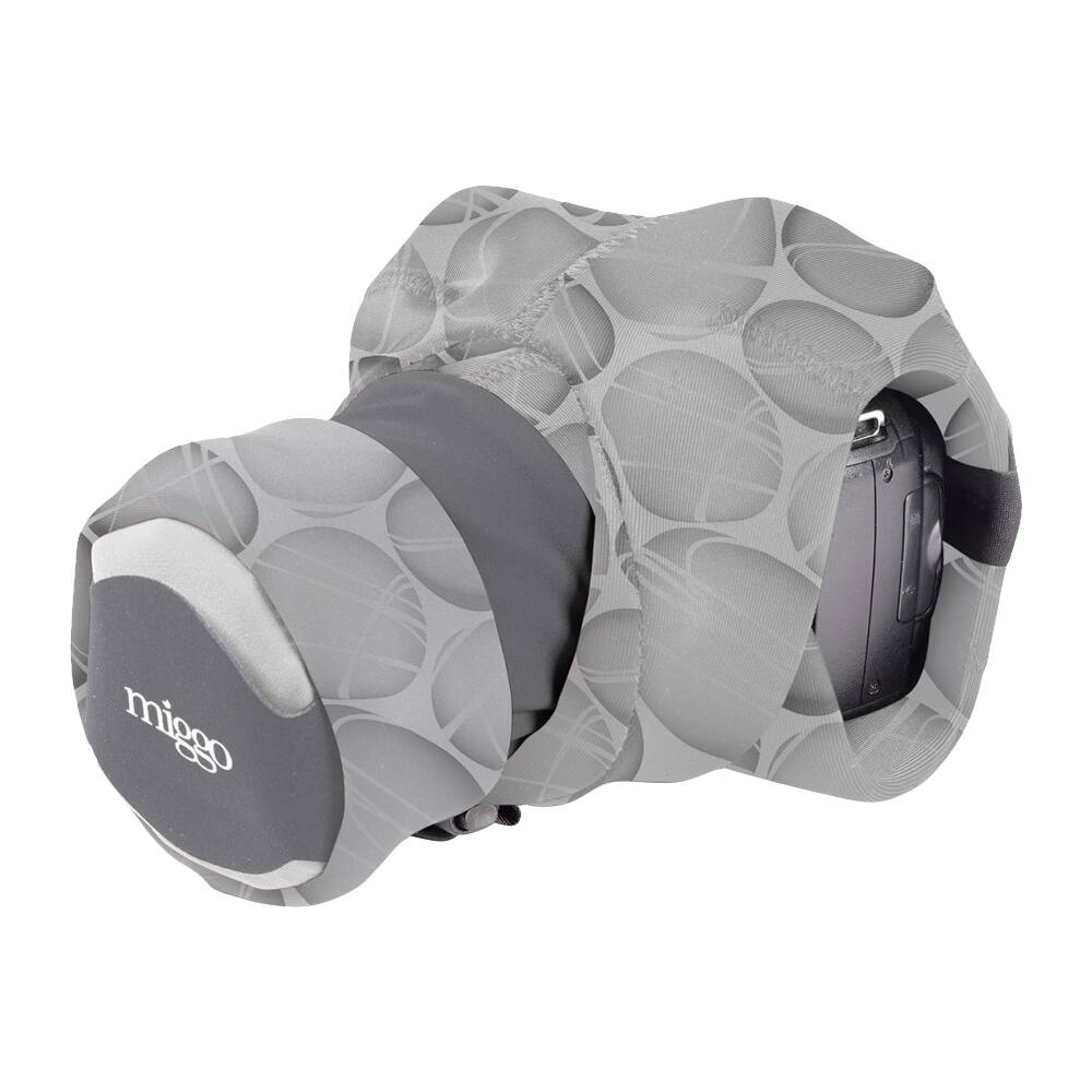 Left. miggo - Grip&Wrap DSLR Camera Case - Pebble Road.