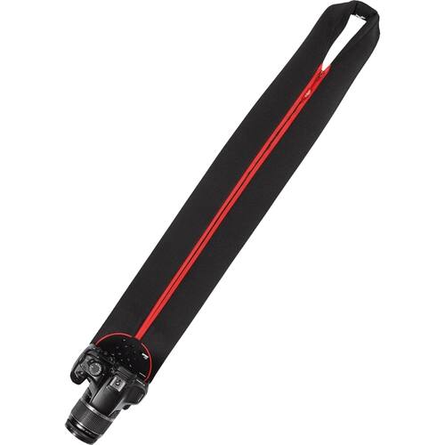 miggo - Strap&Wrap DSLR Camera Case - Black / Red - Angle