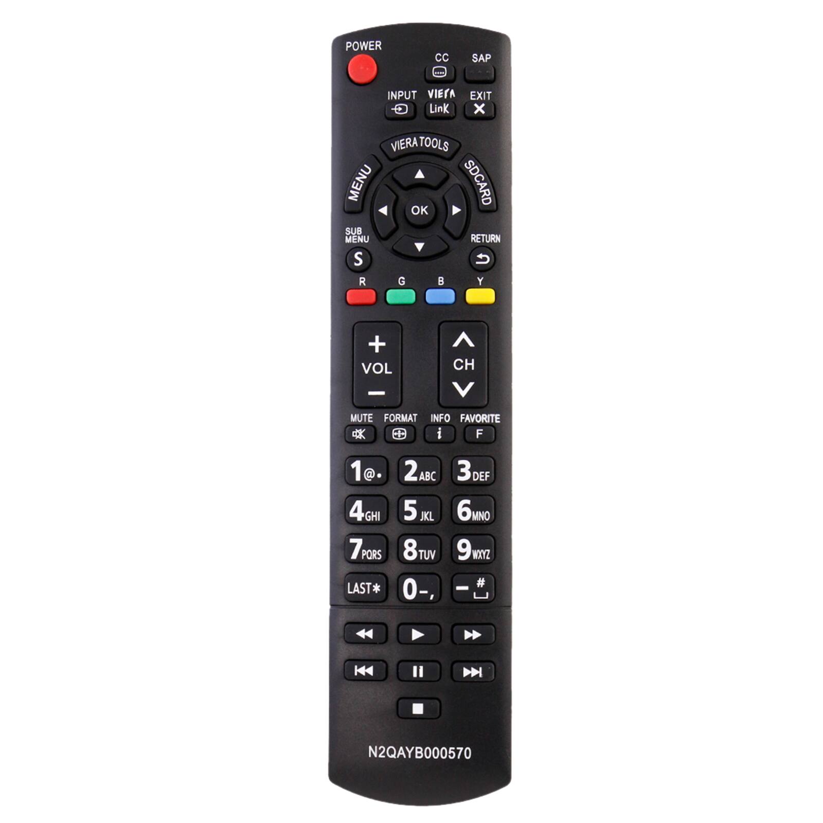 ALLIMITY - Replacement Remote Control N2QAYB000570 N2QAYB000485 N2QAYB000570, Fit for Panasonic Television TC-32LX34 TC-32LX44S - Black price history on PriceWatchPro