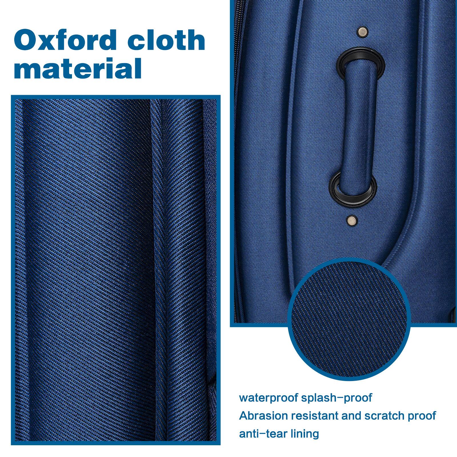 Oxford cloth material

waterproof splash-proof  
Abrasion resistant and scratch proof  
anti-tear lining