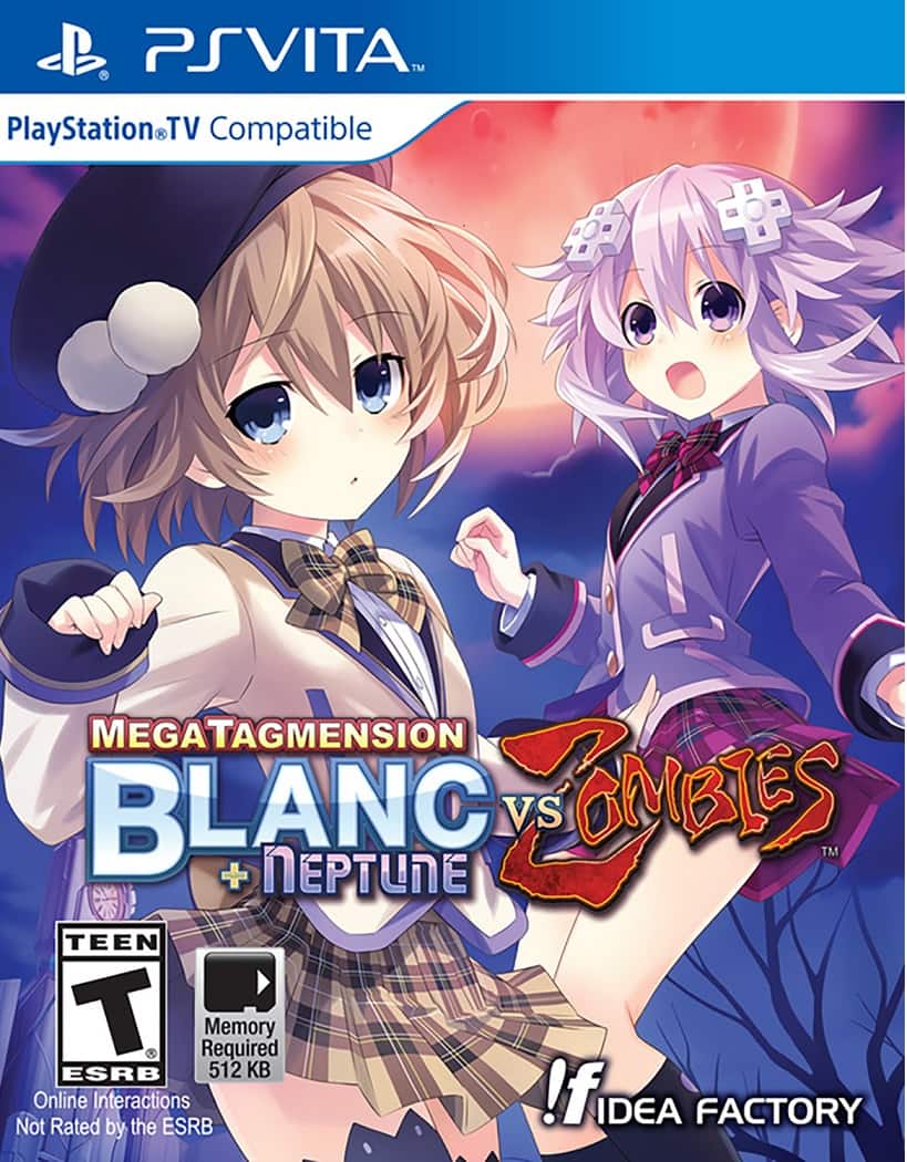 MegaTagmension Blanc + Neptune VS Zombies - PS Vita - Larger Front