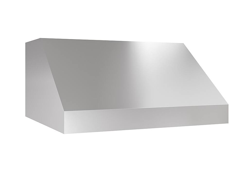 Left View: Zephyr - Cypress 42 in. External Wall Mount Range Hood in Stainless Steel - Stainless steel