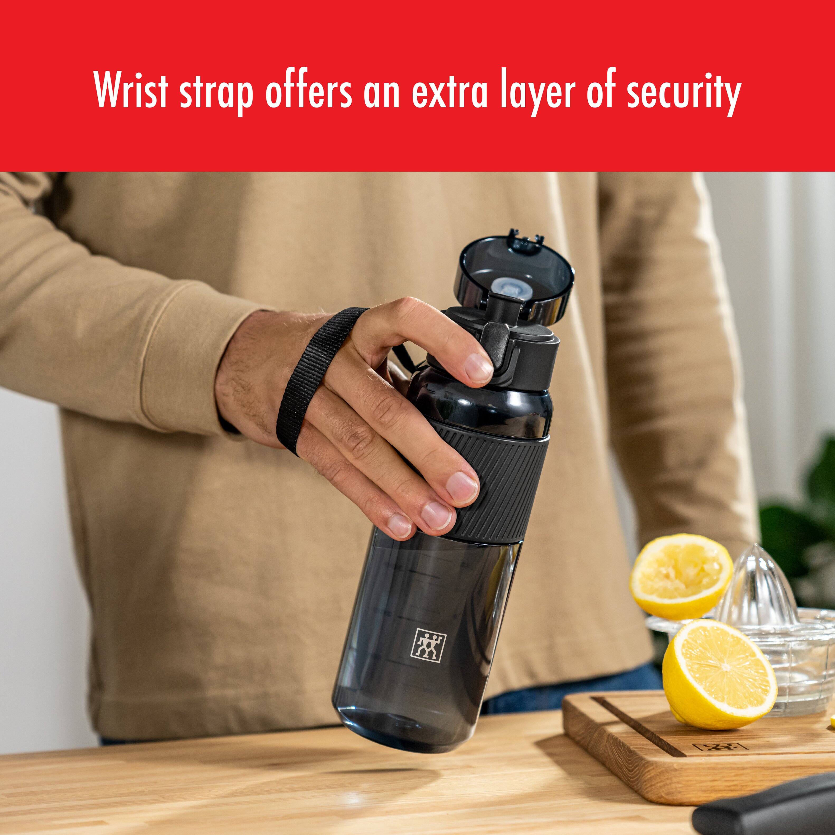 Wrist strap offers an extra layer of security