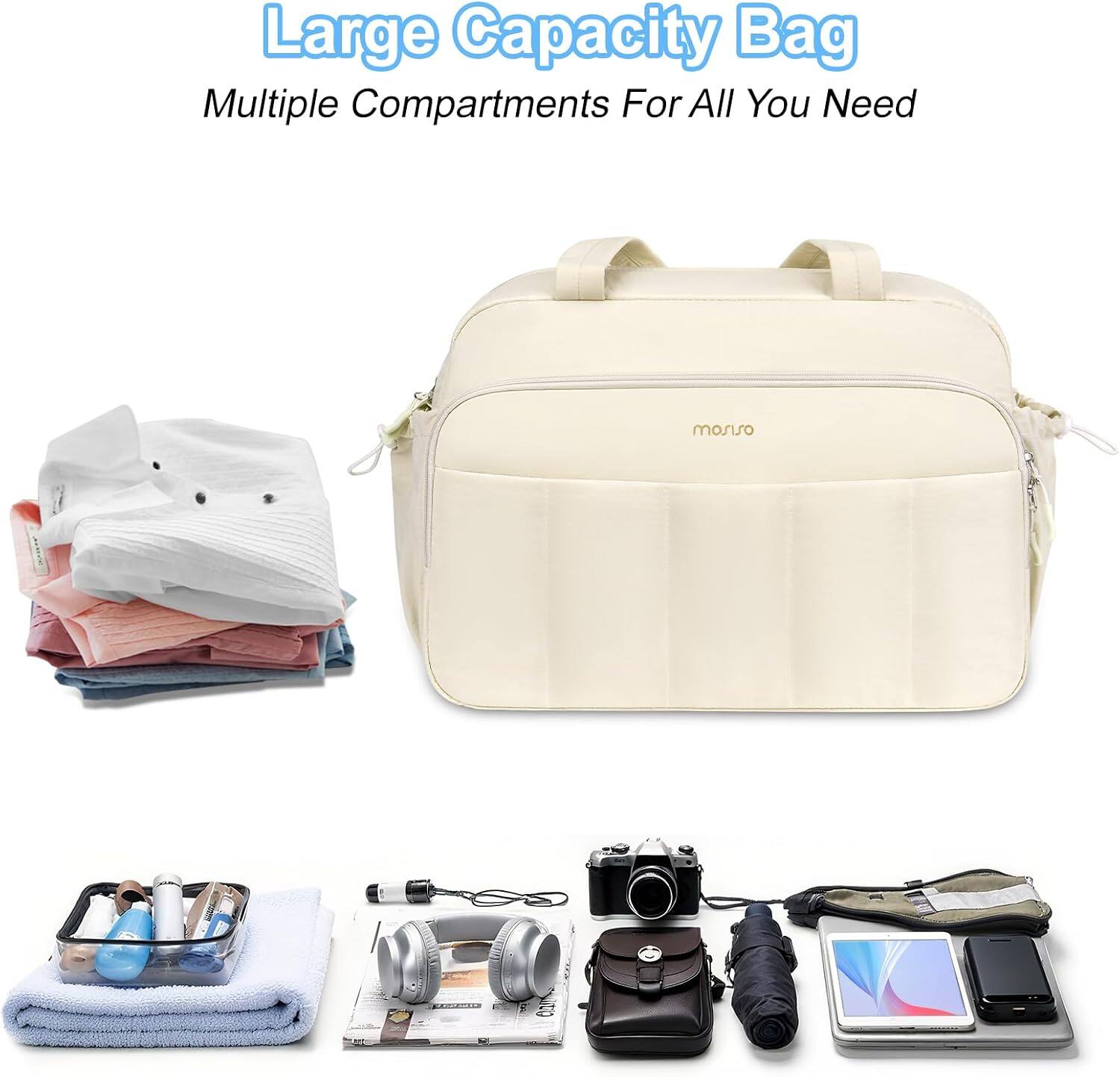 Large Capacity Bag  
Multiple Compartments For All You Need