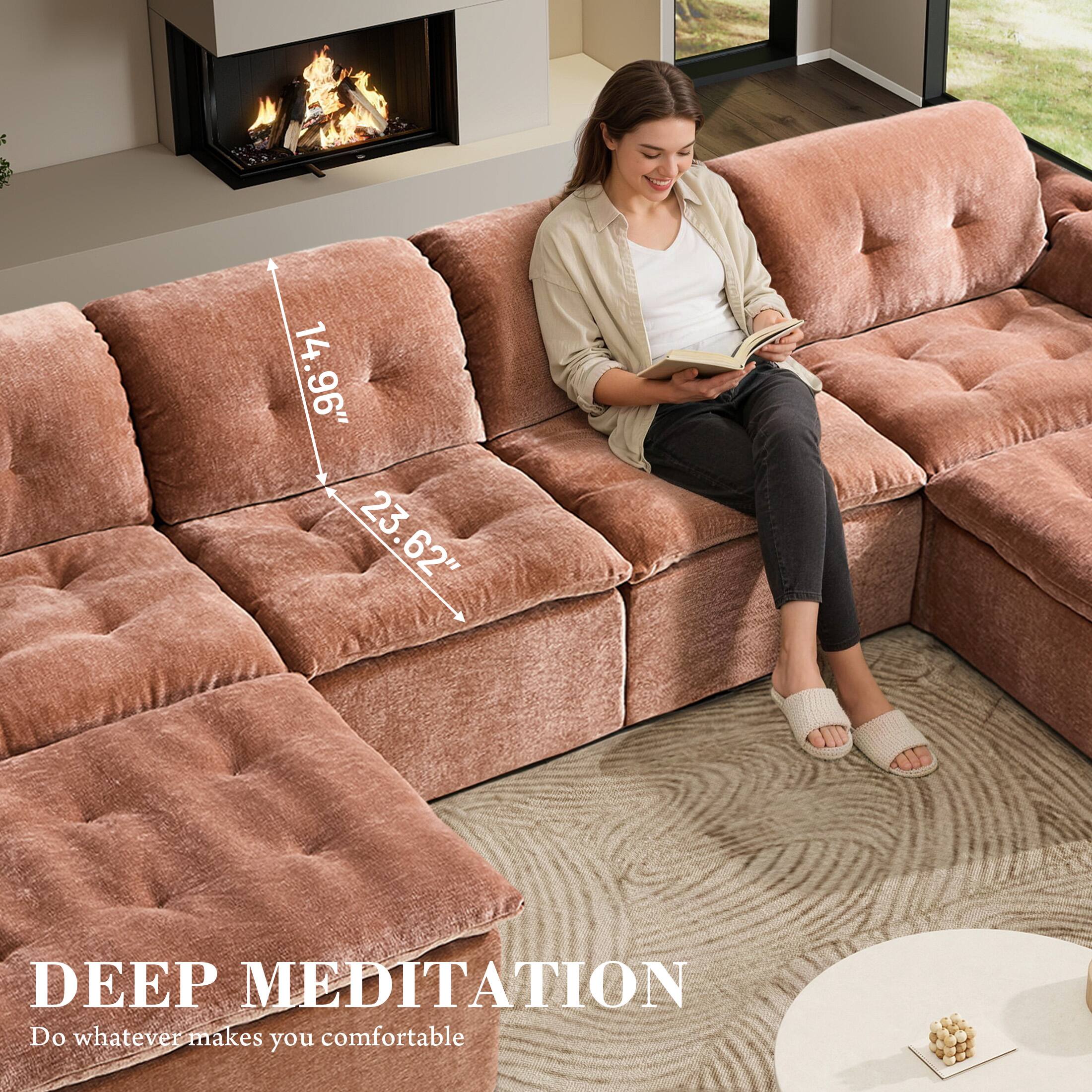 14.96" 23.62" DEEP MEDITATION  
Do whatever makes you comfortable