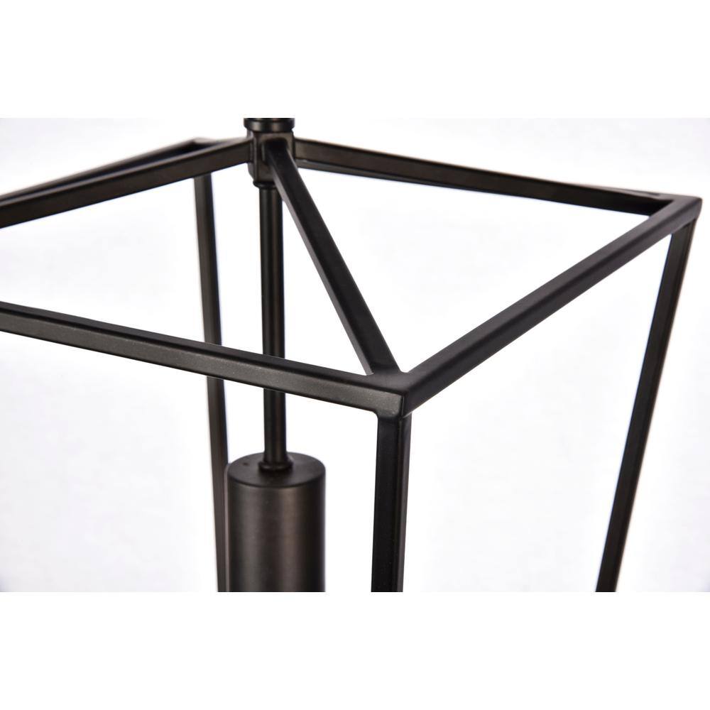 Alt View 1. Living District - Maddox Collection Pendant D9.75 H14.5 Lt:1 Black Finish - Black.