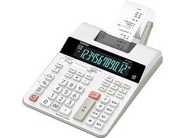 Casio - 12-Digit Printing Calculator - White