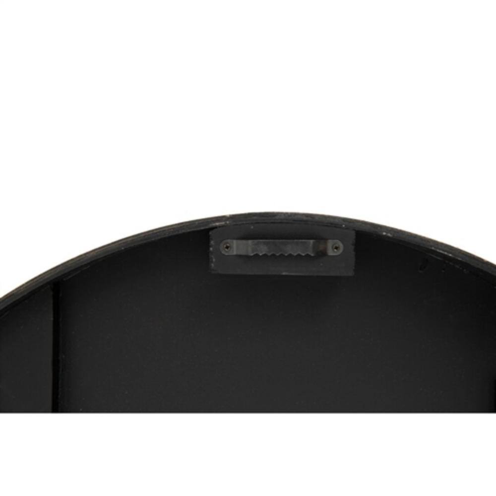 Alt View 1. Hivvago - Hivvago White Washed Oversized Distressed Paris Wood Wall Clock - White Washed.