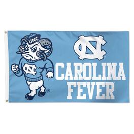 WinCraft - North Carolina Tar Heels 3' x 5' Single-Sided Deluxe Mascot Flag - Multicolor