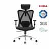 SIHOO - M18 Ergonomic Office Chair, Computer Desk Chair with Adjustable Headrest, High Back Swivel Chair for Home Office - Black