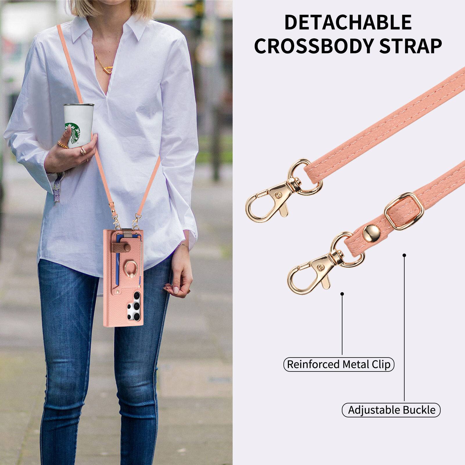DETACHABLE CROSSBODY STRAP  
Reinforced Metal Clip  
Adjustable Buckle