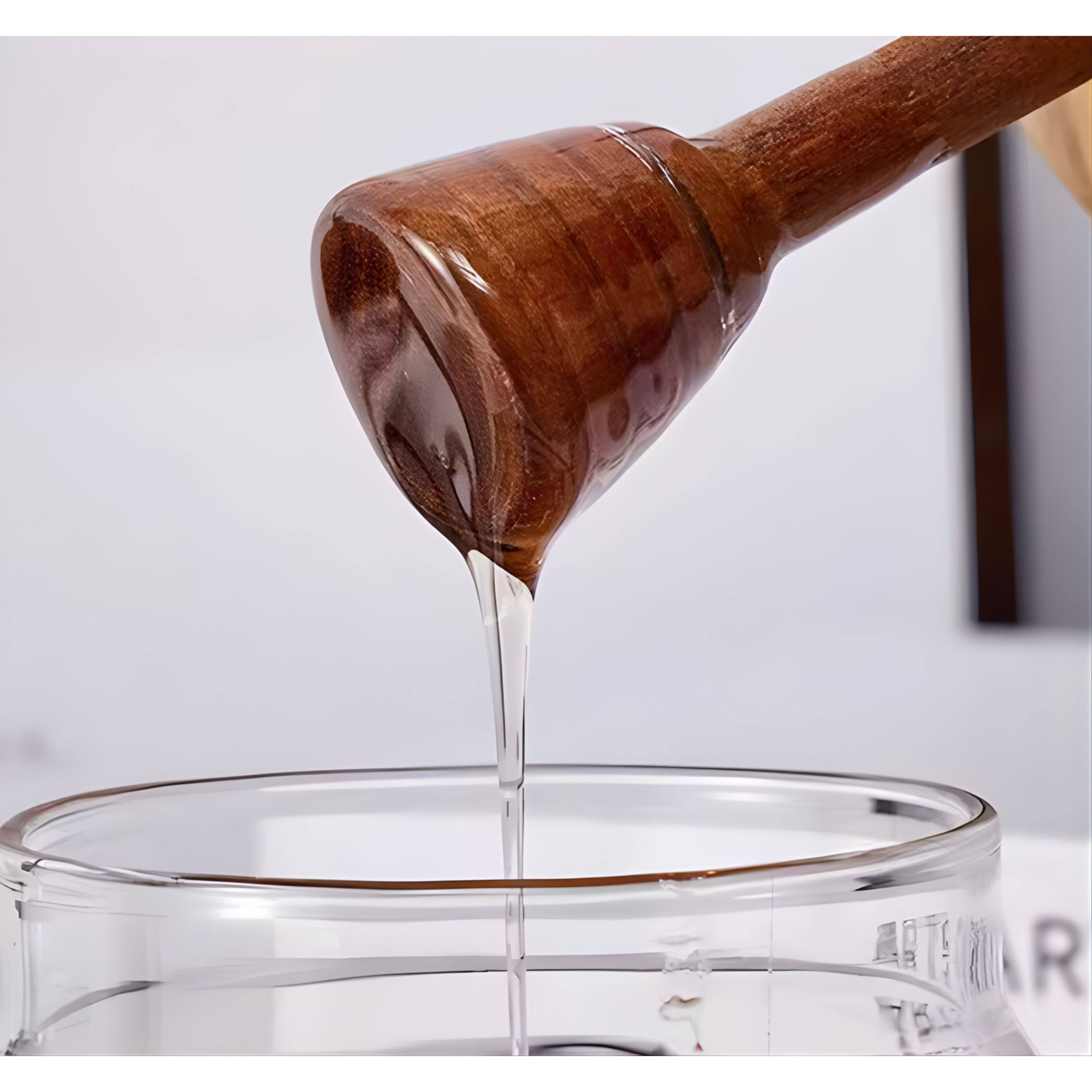 Left. Kitcheniva - Glass Honey Storage Container Jar with Dipper.