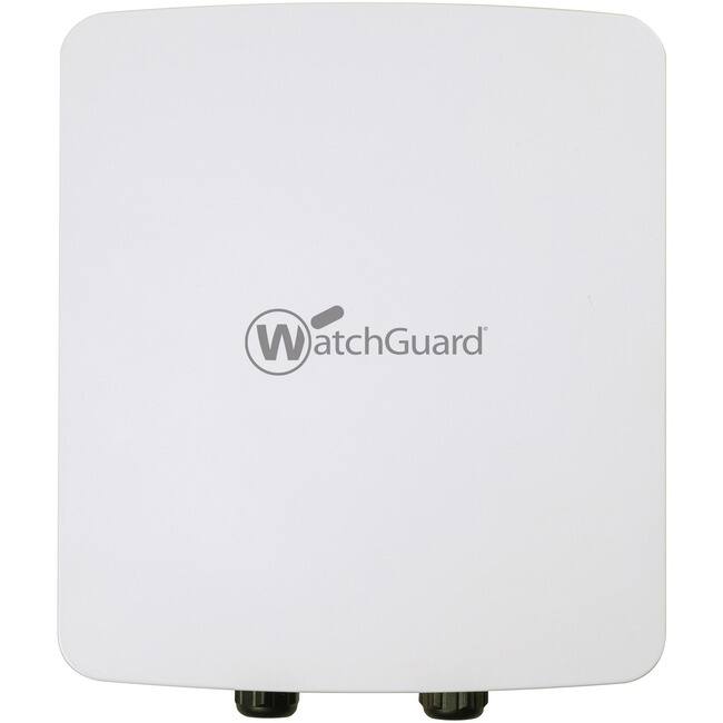 Front. WatchGuard - WatchGuard AP430CR Dual Band IEEE 802.11ax 2.91 Gbit/s Wireless Access Point - Outdoor - 2.40 GHz, 5 GHz - 6 x External - Black.
