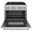 Angle. ZLINE - ZLINE 36 in. Legacy Dual Fuel Range w/ 6 Burners & Oven in Satin Stainless Steel (RAS-SN-36) - Stainless Steel.