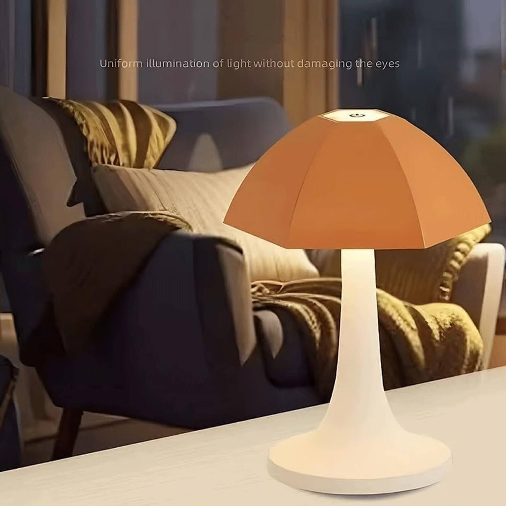 Uniform illumination of light without damaging the eyes