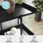 Martha Stewart raised side and rear borders clean line design sturdy metal powder coated frame.