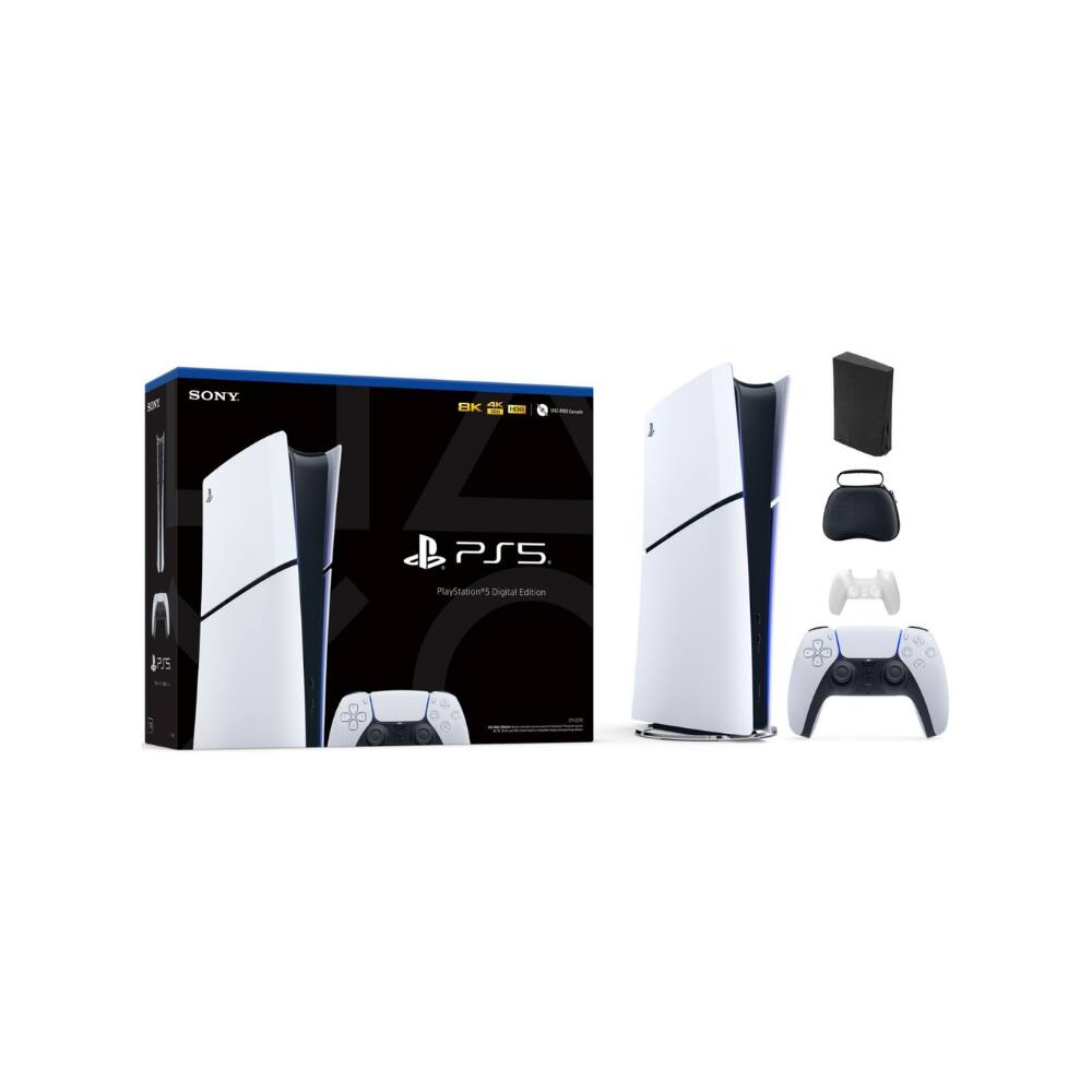 PlayStation 5 Slim Console Digital Edition - Bundle With Accessories - PlayStation 5