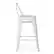 Alt View 12. Simpli Home - Rayne Industrial Metal 24 inch Counter Height Stool (Set of 2) in Distressed White - Distressed White.