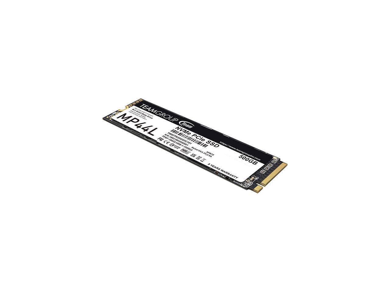 Team Group MP44L M.2 2280 500GB PCIe 4.0 x4 with NVMe 1.4 Internal