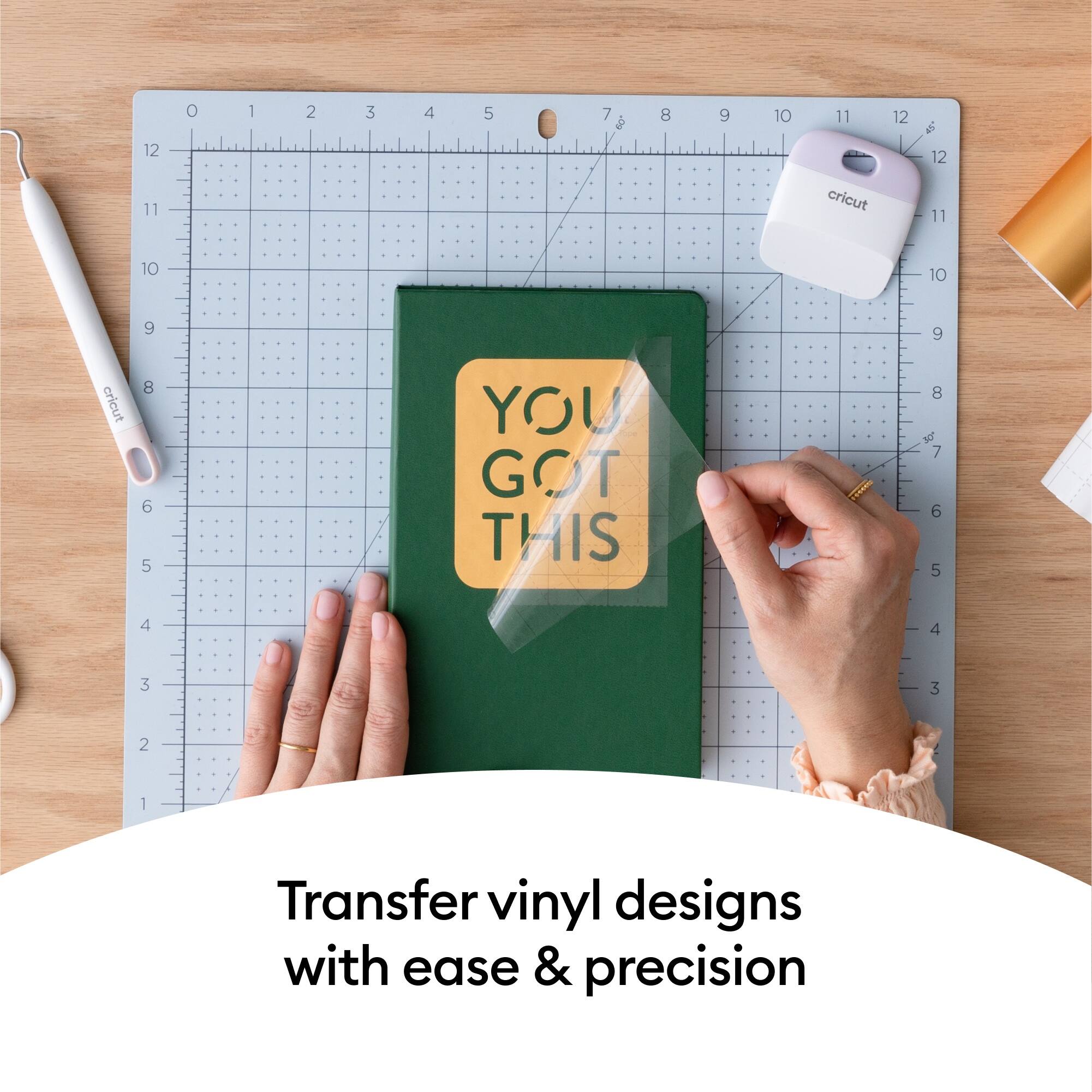 Transfer vinyl designs with ease & precision