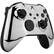 Left. Custom Controllerzz - Custom Elite Series 2 Wireless Controller for Xbox Series X, Xbox Series S, Xbox One - Silver Chrome.