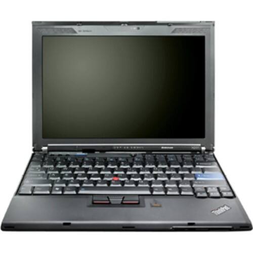 Front Standard. Lenovo - 12.1" ThinkPad Notebook - Black.