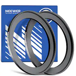 Neewer - 58-67mm Step-Up Ring 2-Pack, Ultra Slim, Aluminum