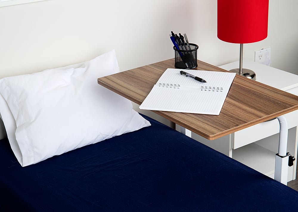 Alt View 19. Mind Reader - Standing Desk, Laptop Stand, Height Adjustable, Computer Table, Work Table, MDF, 21.75"L x 15.75"W x 33"H - Brown.