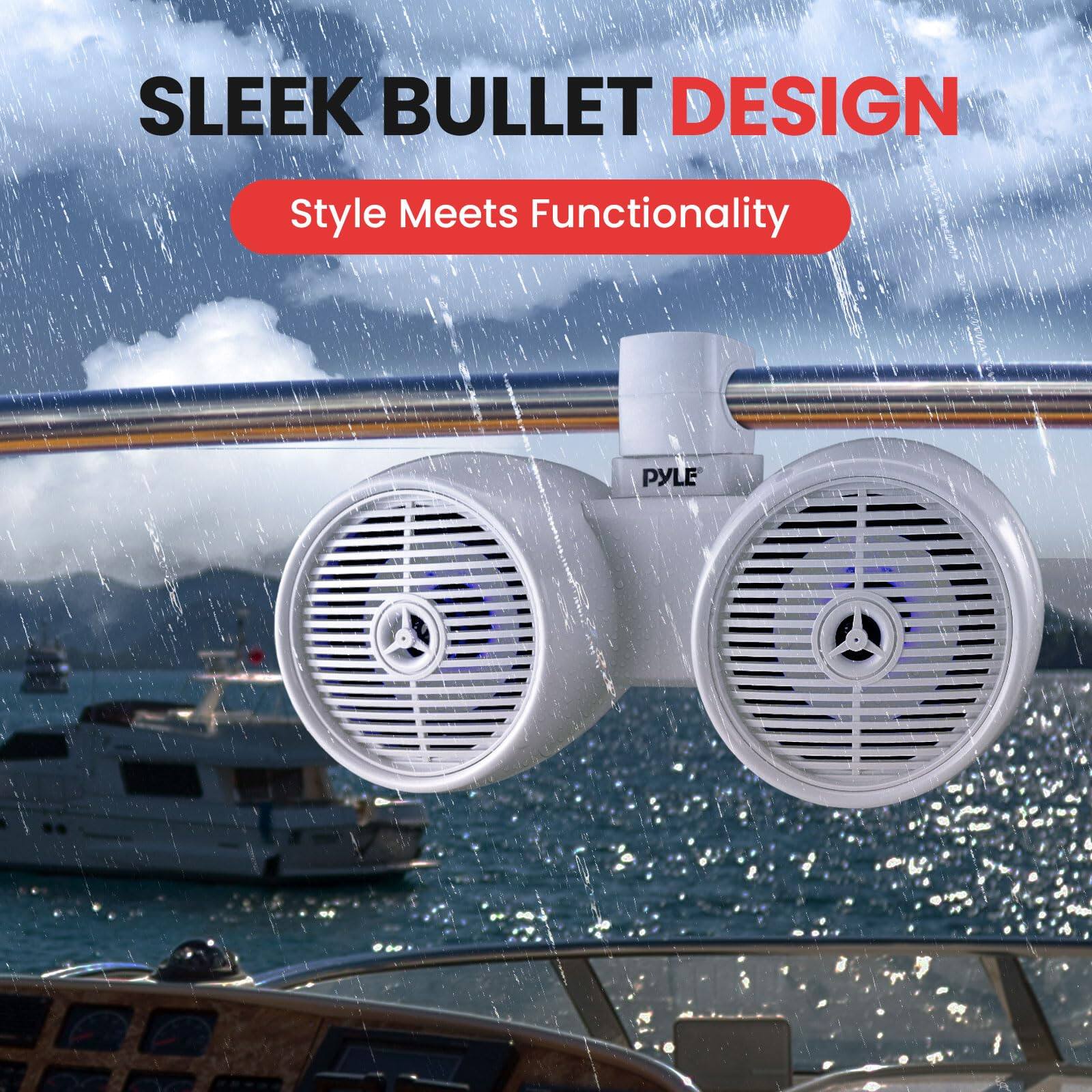 SLEEK BULLET DESIGN, Style Meets Functionality, PYLE