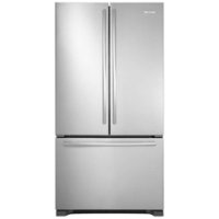 JennAir - 21.9 Cu. Ft. French Door Counter-Depth Refrigerator - Stainless steel - Front_Zoom