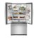 Alt View Zoom 12. JennAir - 21.9 Cu. Ft. French Door Counter-Depth Refrigerator - Stainless Steel.