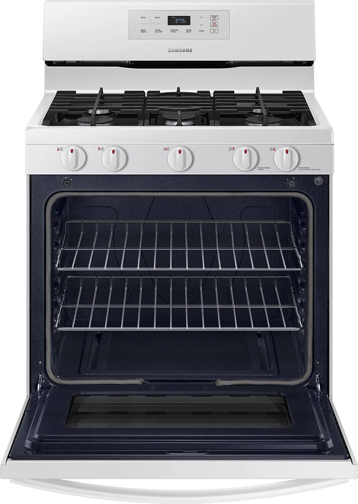 Best Buy Samsung 5.8 Cu. Ft. Freestanding Gas Range NX58K3310SW