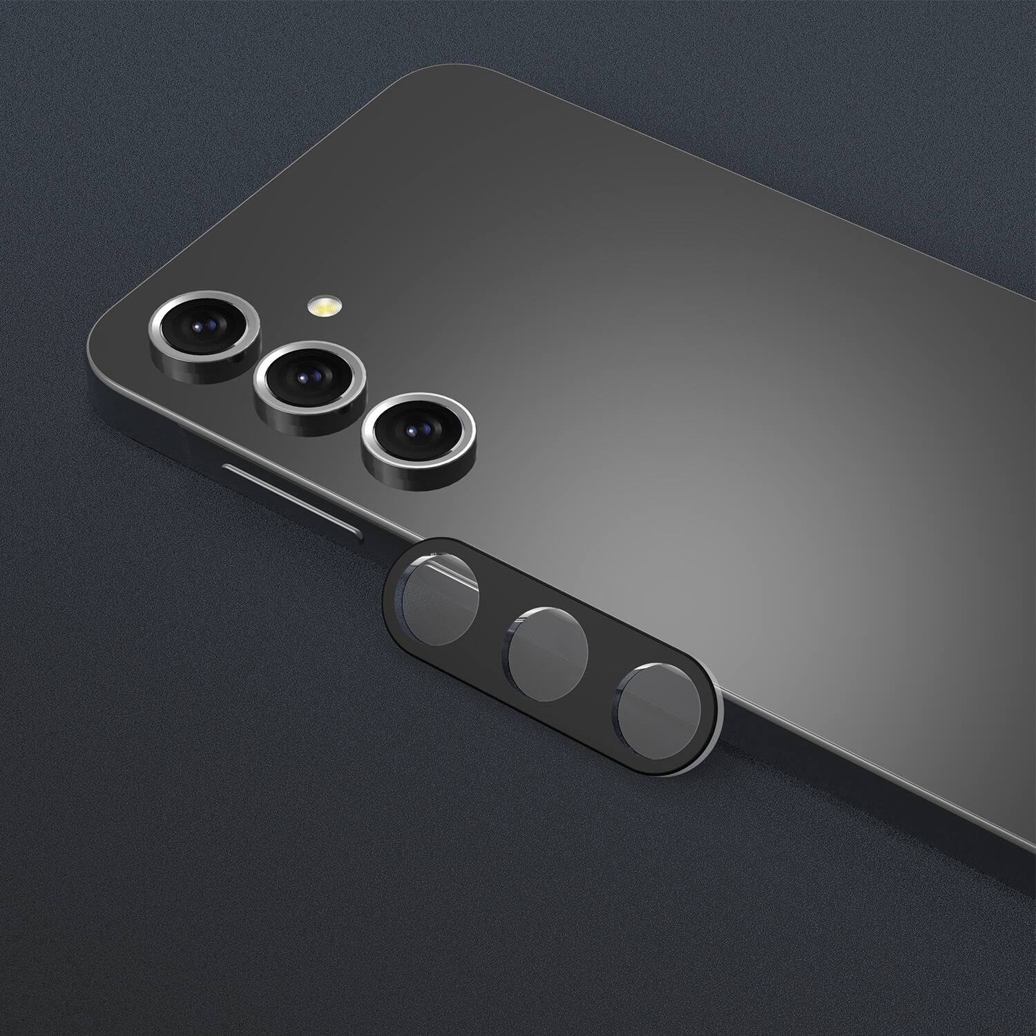 Alt View 5. FDN - FDN Tempered Glass Lens Protector for Samsung Galaxy A16 5G - Black - Clear.