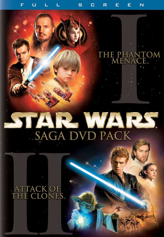 star wars attack of the clones dvd