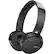Angle. Sony - XB650BT Over-the-Ear Wireless Headphones - Black.