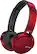 Angle. Sony - XB650BT Over-the-Ear Wireless Headphones - Red.